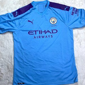 PUMA Manchester City FC Authentic Home Soccer Jers
